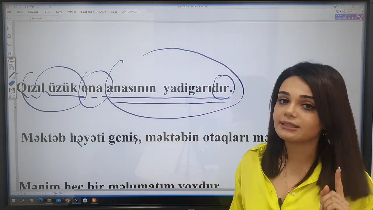 Azərbaycan dili I Sintaktik təhlil I Əsas məqamlar I Fidan İsgəndərova