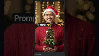 AI photo editing google gemini photo editing Mary Christmas Christmas AI photo editing#ai #shorts