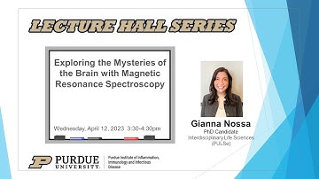 The Purdue Lecture Hall Series - Gianna Nossa, School of Health Sciences, Purdue University
