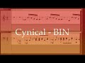 【耳コピ/piano cover】Cynical (シニカル) - BIN