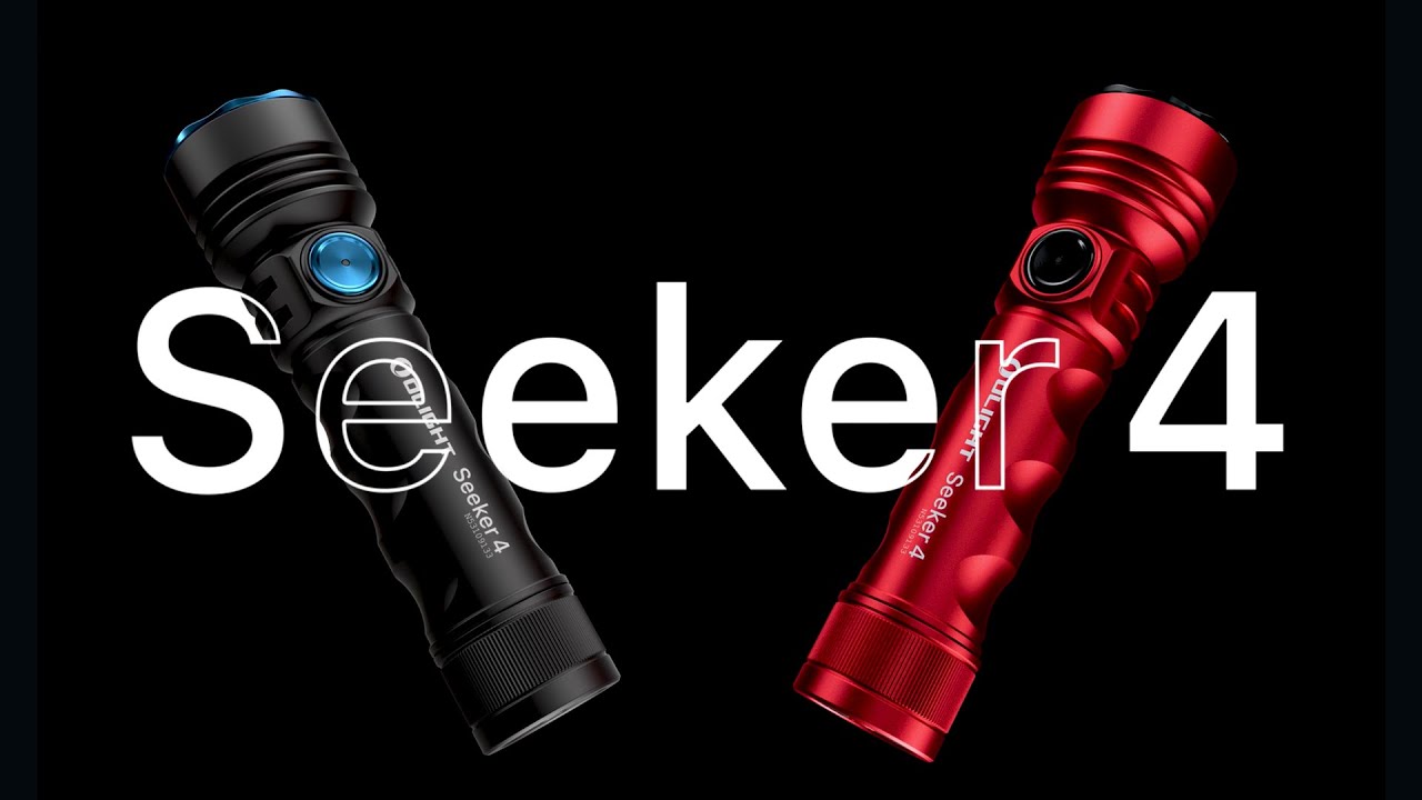 Olight Seeker 4 Compact 3100 lumen USB-C rechargeable torch - LiteShop