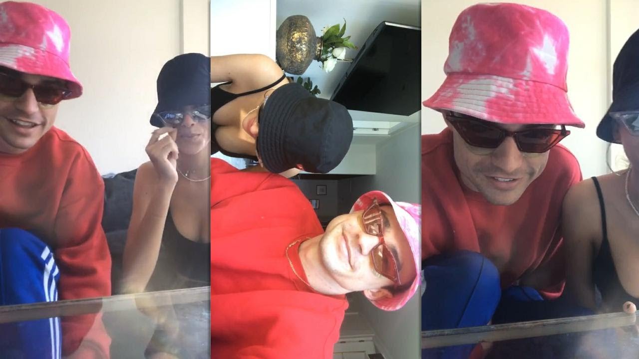 thomas doherty x yasmin wijnaldum instagram live