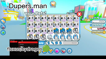 new dupe script for pet simulator x fluxus/hydrogen pastebin