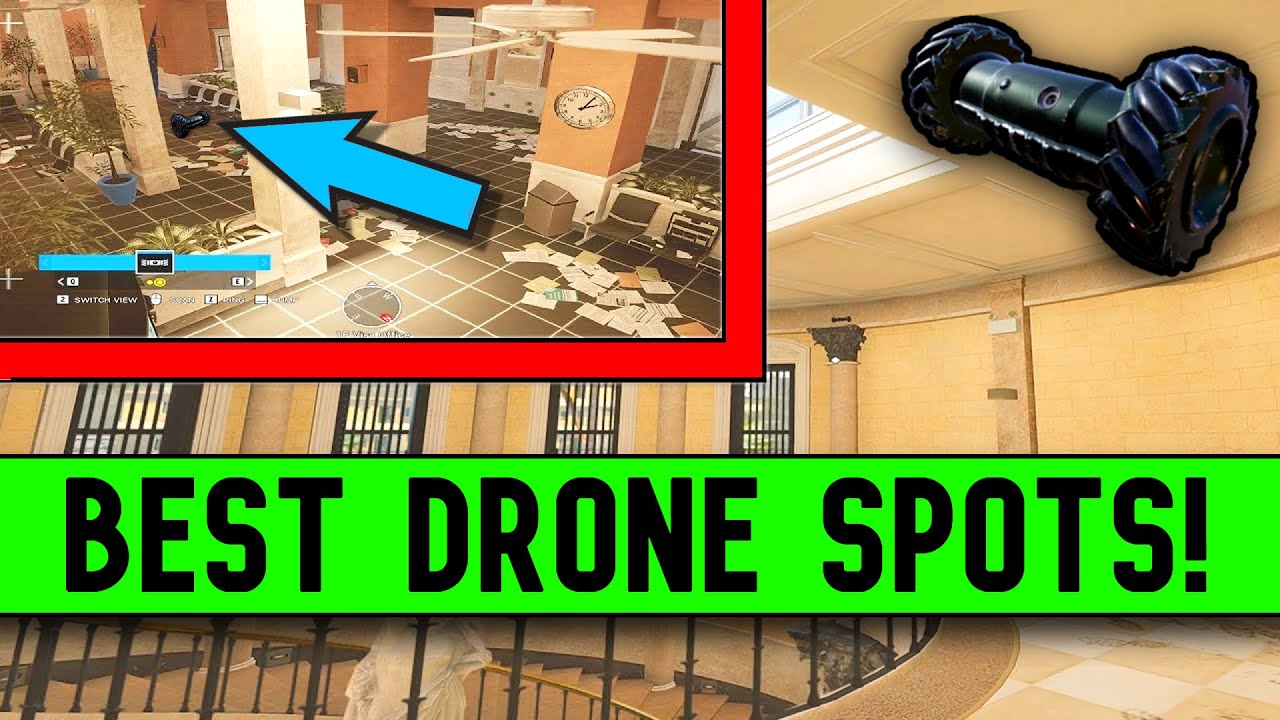 My BEST Pre-Placed Drones on Consulate! || Pro League Level Cams & Drone Spots For Consulate Attack!