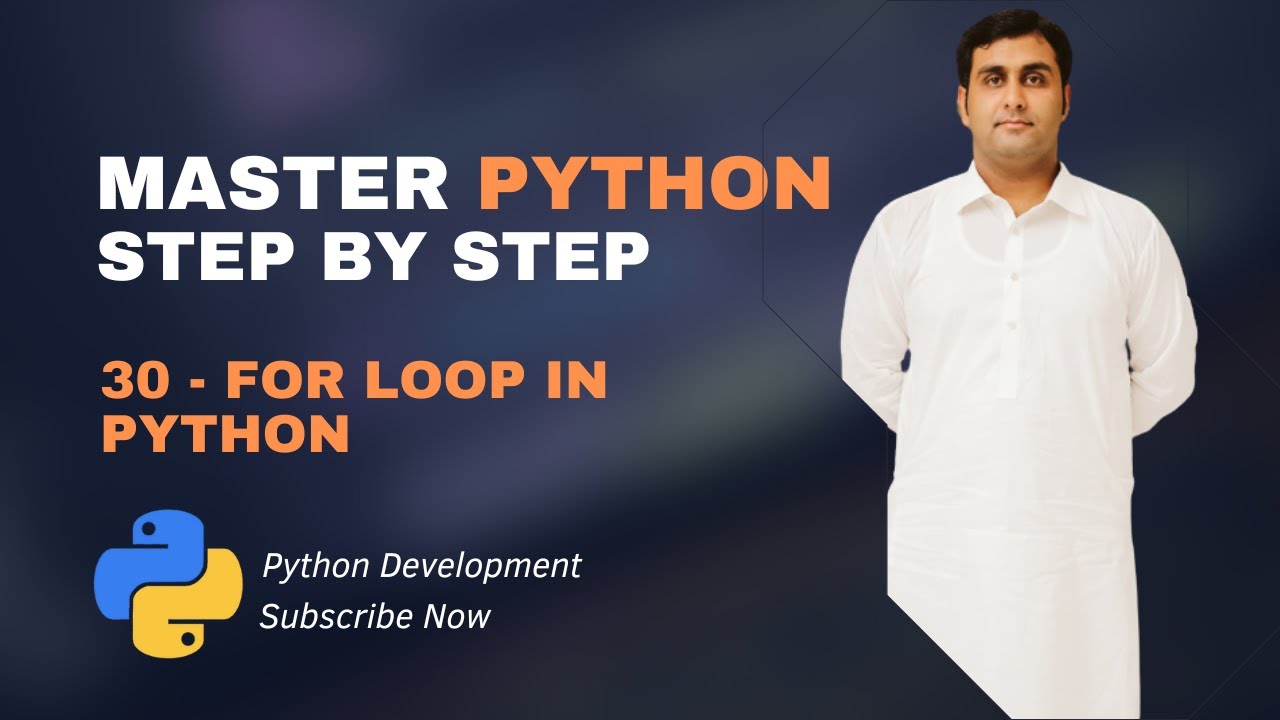 30 - For Loop In Python| Python Tutorials For Beginners (Full Course ...
