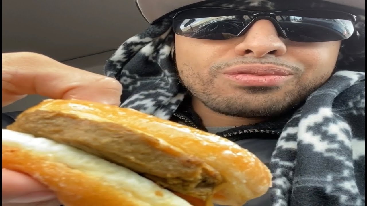 Lil Mop Tries Snoop Dogg’s Beyond D-O-Double G Sandwich From Dunkin Donuts
