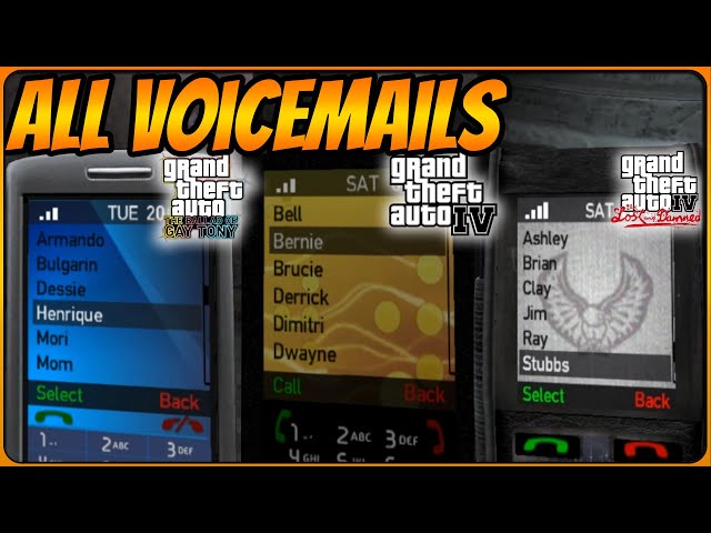 ALL GTAIV/TBoGT/TLaD Voicemails class=