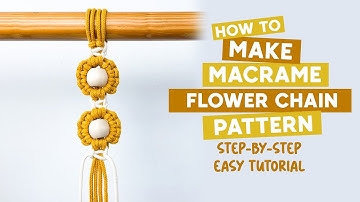 Easy Macrame Flower Pattern Tutorial For Beginners | Step-by-step Diy Guide