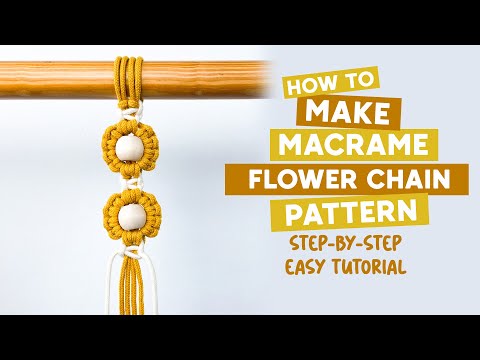 Easy Macrame Flower