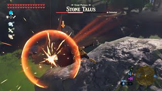 Drillshaft crits on Taluses - BOTW Mod Showcase