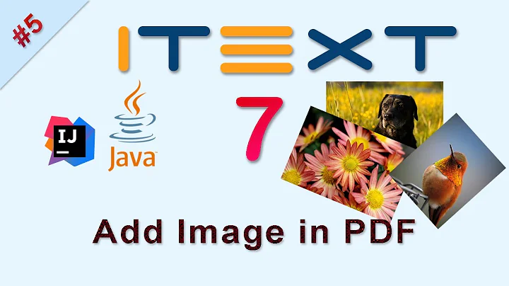 #5 Add Image in PDF : iText Java Tutorial