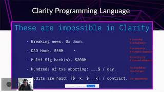 Joe Bender: Find your Clarity: Writing smart contracts on Blockstack screenshot 2