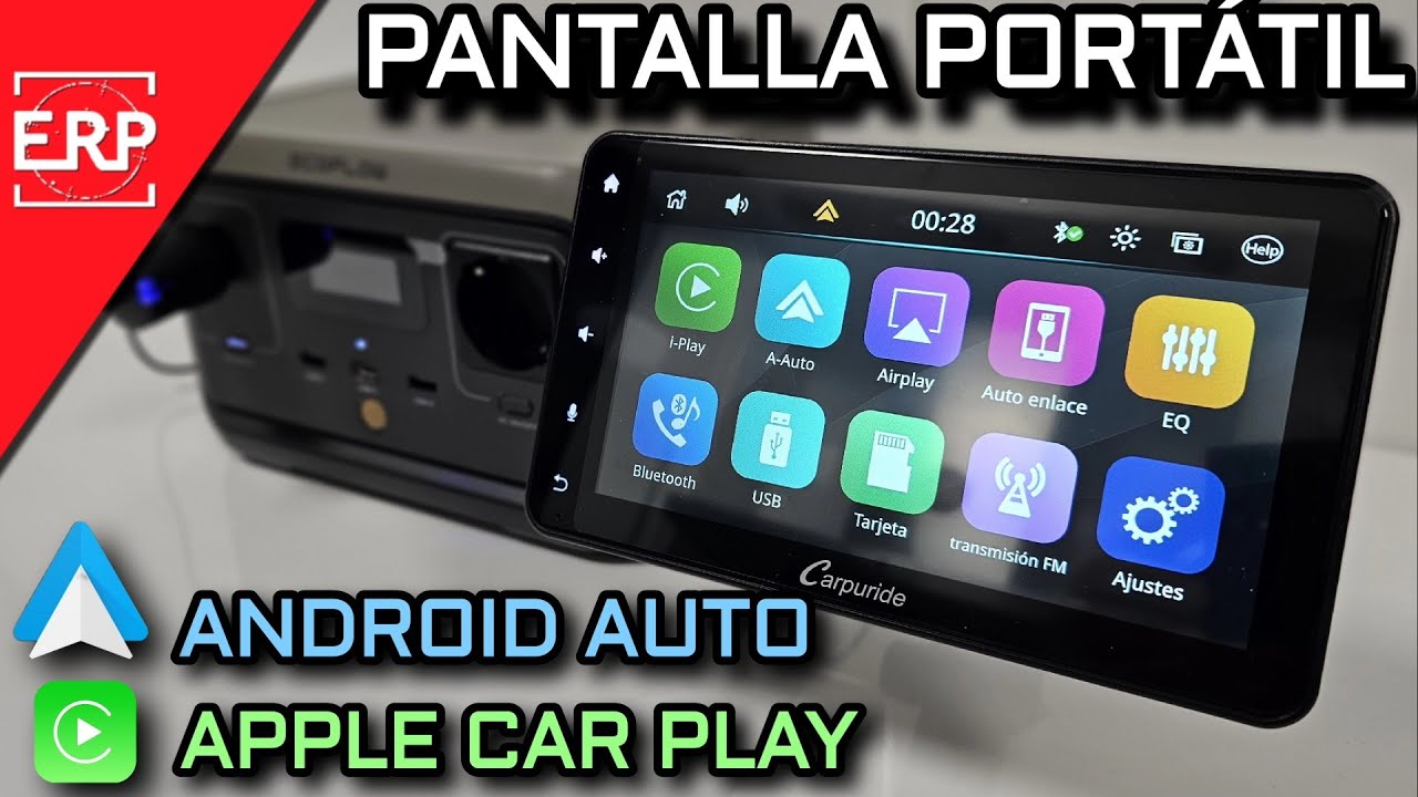 Android Auto o Carplay en tu coche sin instalación con esta pantalla por  menos de 115 euros