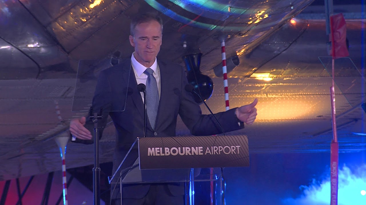 Melbourne Airport CEO Lyell Strambi presents at the 2018 Melbourne Airport Stakeholder Event - YouTube