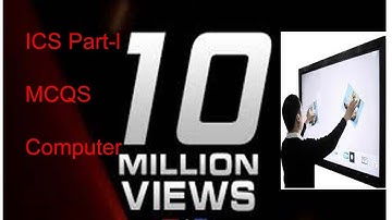 ICS COMPUTER STUDIES TOP MCQS CH# 1 PART-I . 11TH CLASS COMPUTER SCIENCE .