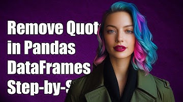 How to Remove Double Quotes in Pandas DataFrames: A Step-by-Step Guide