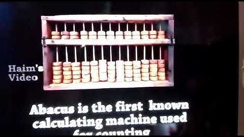 Computer  chapter 1 ( History of Computers) class 4