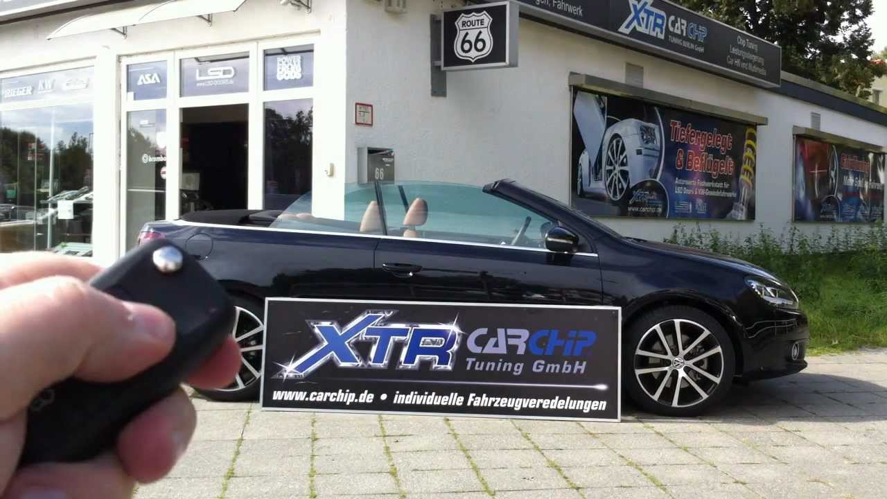 mods4cars SmartTOP for Volkswagen VW Golf VI 6 Cabriolet - operate the top  by remote & while driving 