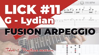 Guitar Lick #11 - G - Lydian Arpeggio
11th video of my challenge Two Licks a Week: I propose a G fusion-rock lick, based on a Bm9add11 arpeggio from G lydian scale.
0:07 : Notes
0:29 : 50 BPM
1:47 : 70 BPM
2:58 : 90 BPM
4:06 : 110 BPM
Practice online : https://www.wiseguitar.com/#workout/3b9e732930bae553084560d96cc5b42a
Subscribe for more licks ;-)
#twolicksaweek #guitarlicks #lydian Guitar Lick #11 - G - Lydian Arpeggio