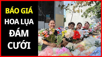 Báo giá hoa lụa trang trí đám cưới - cắm cổng cưới