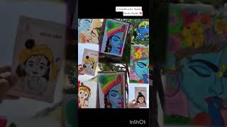 @,SandhyaArt_Studio#krishna#radhe #artwork#shortvideo#youtubeshorts#viralvideo#editing#drawing#video