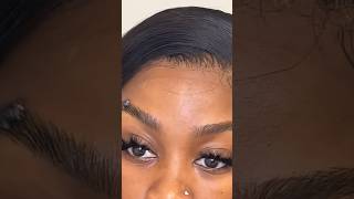 brow tutorial ✨ #blackwomeninmakeup #makeupfordarkskin #browtutorial #shorts