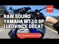 Yamaha MT 10 SP/ FZ 10 | RAW Sound | Leovince Decat | Exhaust Sound | POV | AMarques