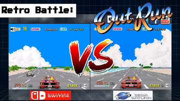 Outrun Nintendo Switch VS Sega Saturn