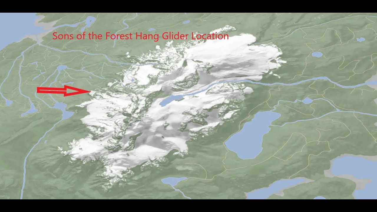 Sons of the Forest Hang Glider locations, how to use Hang Glider