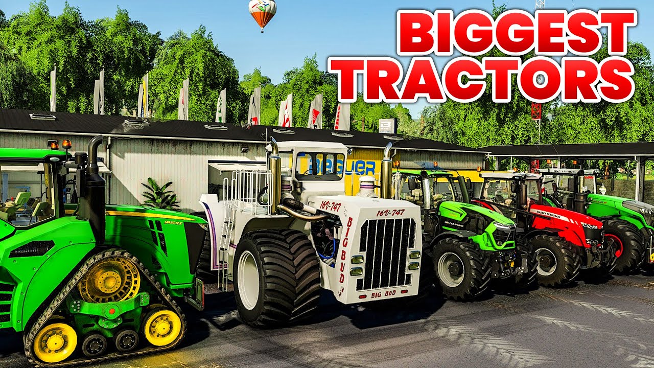 Top 10 Biggest Tractors in the World on Farming Simulator 19 YouTube