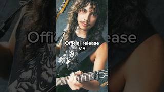 Enter Sandman Official Release Vs Kirks Riff Tape