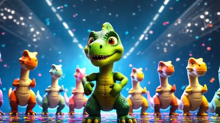 Dino Dance Party | 3D Animated Kids Dance Party Song & Nursery Rhymes