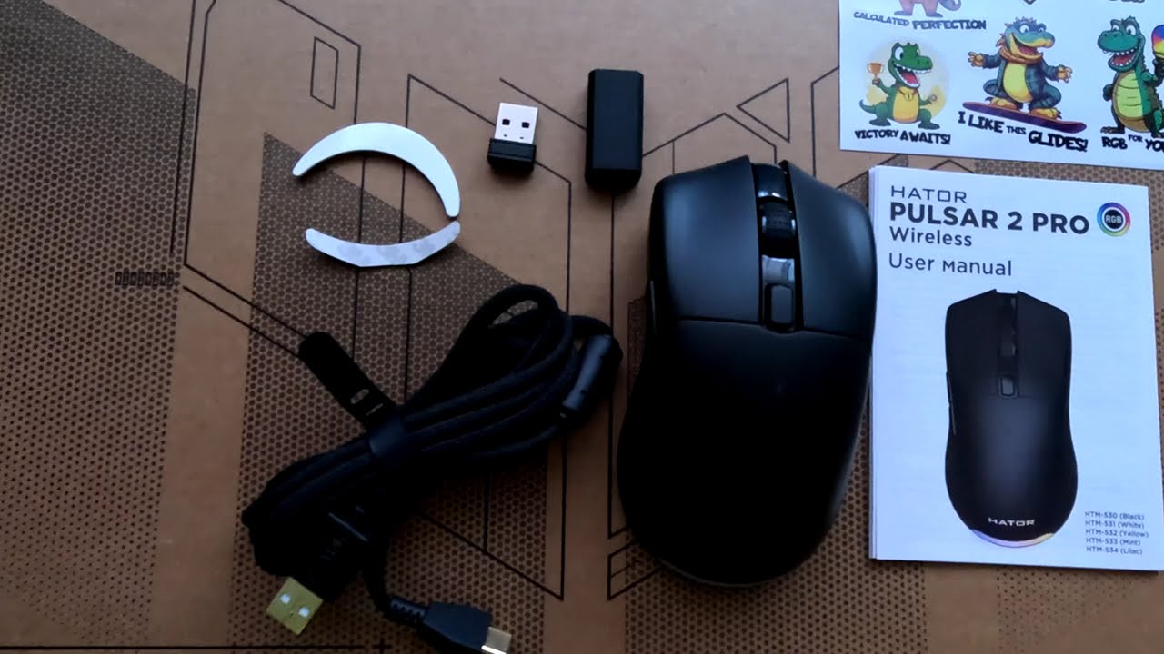 Миша HATOR Pulsar 2 PRO Wireless Black HTM 530