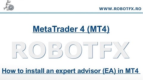 How to install expert advisors on MetaTrader