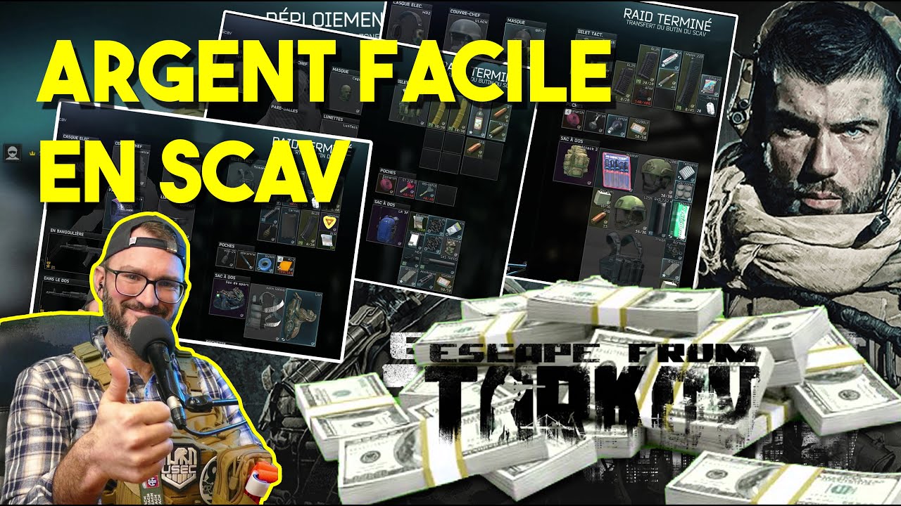💰Comment gagner de l'argent facile sur Escape From Tarkov, en SCAV.