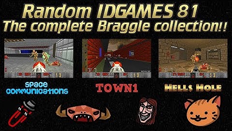 RANDOM IDGAMES 81: Matt "TheBraggle" Napier full trilogy: Space Communications & TOWN1 & Hells Hole