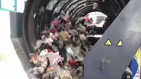 Mixed Solid waste Trommel screen