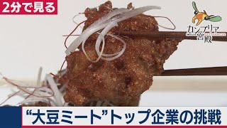 ここまで美味しくなった“大豆ミート” トップ企業の挑戦とは!?【2分で見るカンブリア宮殿】（2021年2月4日OA）