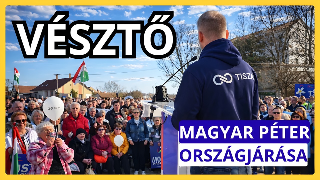 Magyar Péter országjárása - VÉSZTŐ - TISZA  #tiszapárt #magyarpeter