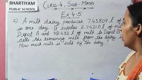 Bhartiyam Public School | Class 4 | Maths | Ch - 4 | Word Problem