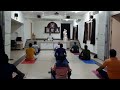 Recitation of om  yoga class