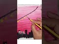 easy scenery drawing#art #drawingskill #drawing #drawingtutorials #painting #youtubeshorts