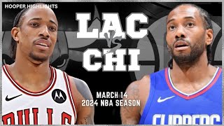 LA Clippers vs Chicago Bulls Full Game Highlights | Mar 14 | 2024 NBA Season