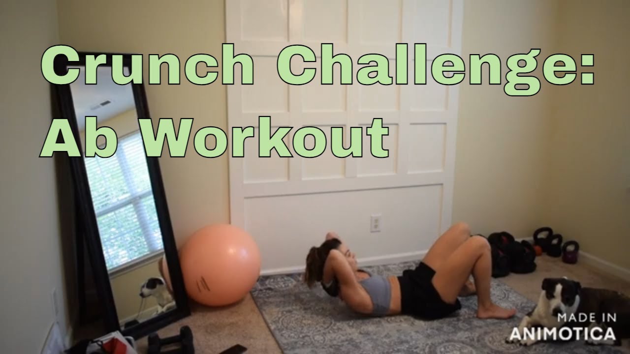 Crunch Challenge Ab Workout Defined Ab Workout YouTube