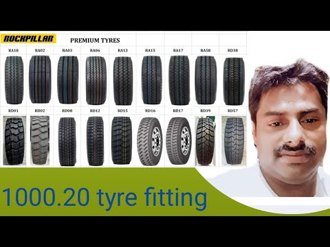 Truck10.00R20 tyre replace