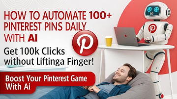 How to Automate 100+ Pinterest Pins Daily with AI | Get 100K Clicks Without Lifting a Finger! #ai
