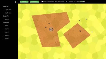 Multi drone coordination algorithm demonstration - droneharmony.com