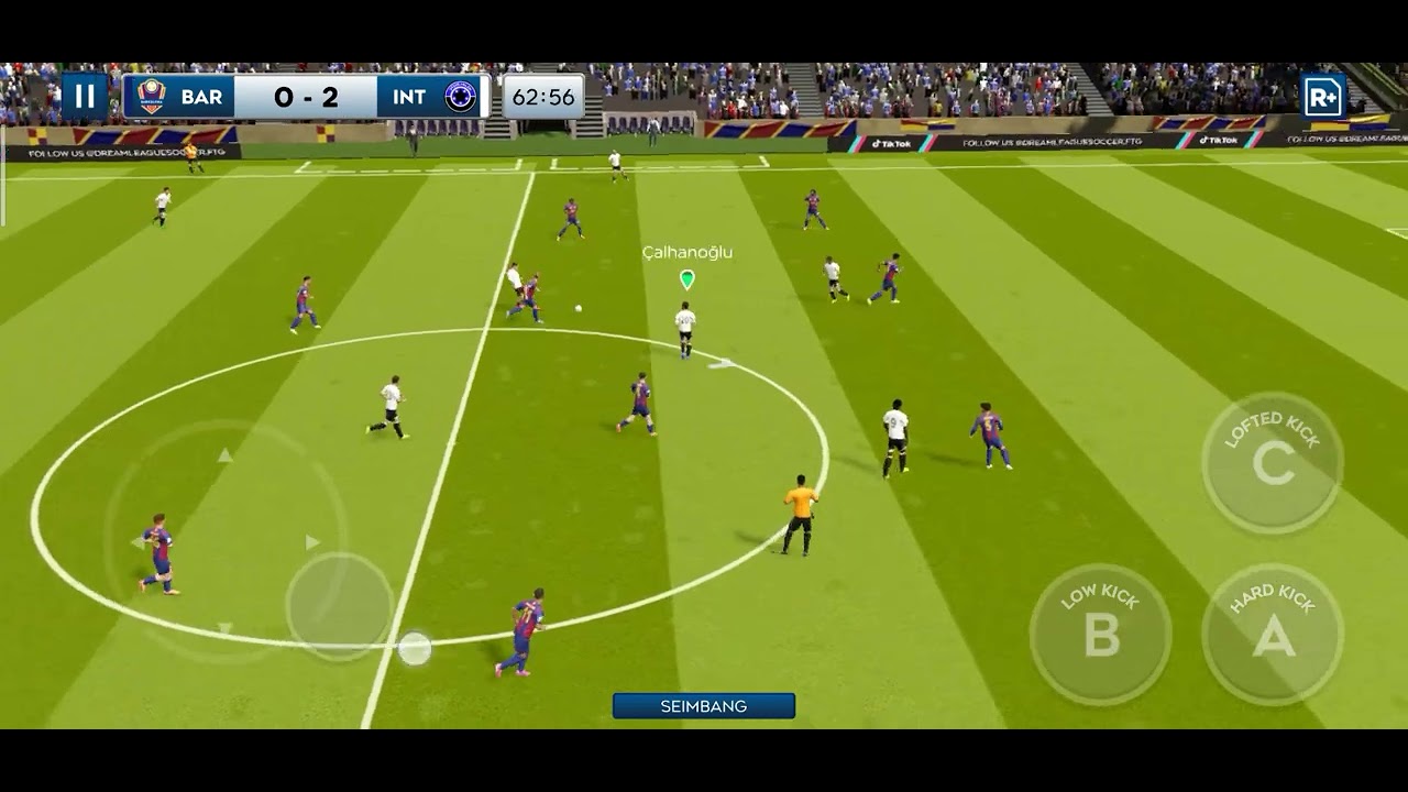 Babak ke dua,Barcelona vs inter milan