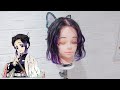 胡蝶しのぶ風ヘアー作ってみた！【鬼滅の刃】