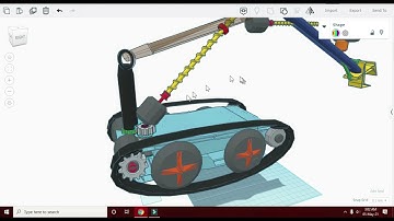 bomb detecting and disposal robot cad design